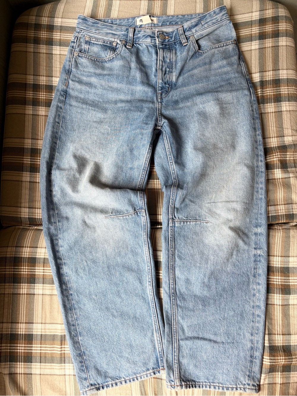 Madewell The Darted Barrel Leg - size 27